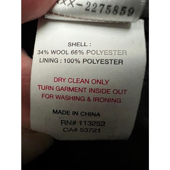 Apple Bottoms black and white herringbone asymmetric moto jacket size small - Picture 8 of 8